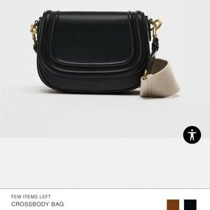 Zara black crossbody bag